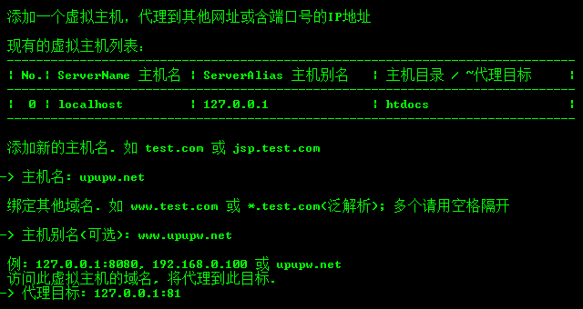 代理虚拟主机代理目标网址